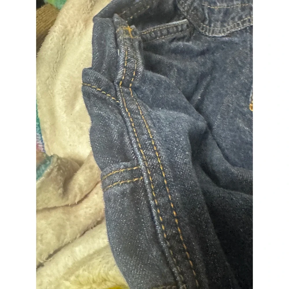 Wrangler Jeans Co Toddler Boys Dark Wash Denim Carpenter Bib Overalls 4T 9FPTHOD